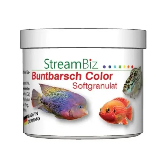Najlepsza cena StreamBiz Buntbarsch Color Soft Granulat 230g – Wzmacnia Kolory Pielęgnic
